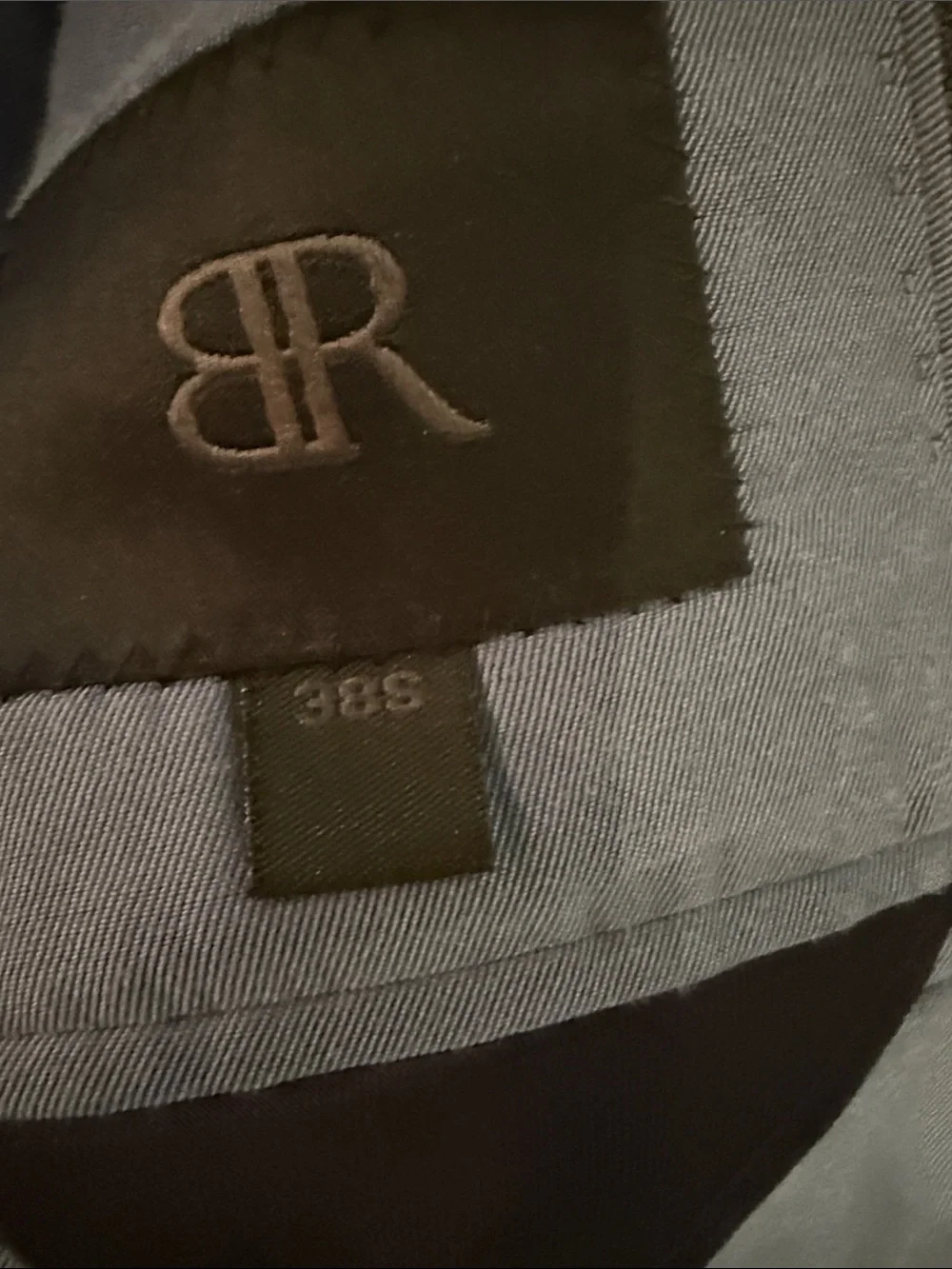 Banana Republic Men's Dark Gray Pinstripe Suit